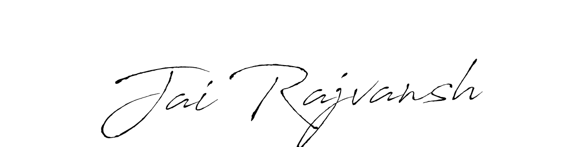 Make a beautiful signature design for name Jai Rajvansh. With this signature (Antro_Vectra) style, you can create a handwritten signature for free. Jai Rajvansh signature style 6 images and pictures png