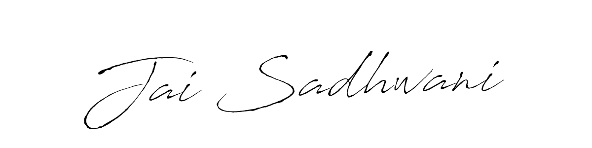 You should practise on your own different ways (Antro_Vectra) to write your name (Jai Sadhwani) in signature. don't let someone else do it for you. Jai Sadhwani signature style 6 images and pictures png