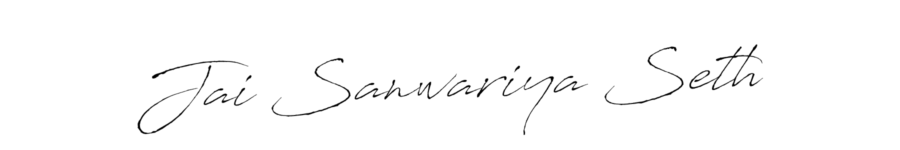 Also You can easily find your signature by using the search form. We will create Jai Sanwariya Seth name handwritten signature images for you free of cost using Antro_Vectra sign style. Jai Sanwariya Seth signature style 6 images and pictures png