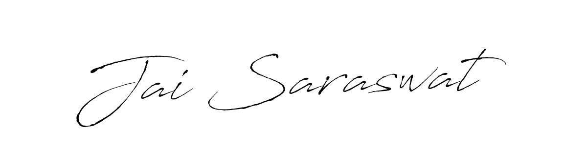 Design your own signature with our free online signature maker. With this signature software, you can create a handwritten (Antro_Vectra) signature for name Jai Saraswat. Jai Saraswat signature style 6 images and pictures png