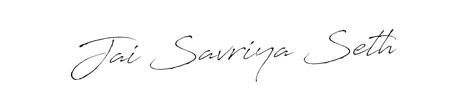 Make a beautiful signature design for name Jai Savriya Seth. Use this online signature maker to create a handwritten signature for free. Jai Savriya Seth signature style 6 images and pictures png
