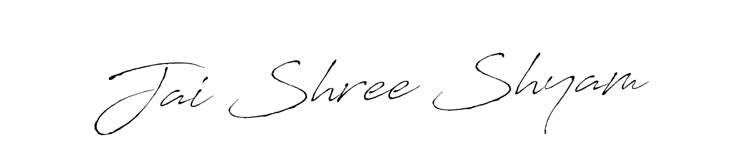 if you are searching for the best signature style for your name Jai Shree Shyam. so please give up your signature search. here we have designed multiple signature styles  using Antro_Vectra. Jai Shree Shyam signature style 6 images and pictures png
