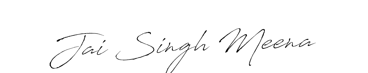 How to make Jai Singh Meena signature? Antro_Vectra is a professional autograph style. Create handwritten signature for Jai Singh Meena name. Jai Singh Meena signature style 6 images and pictures png