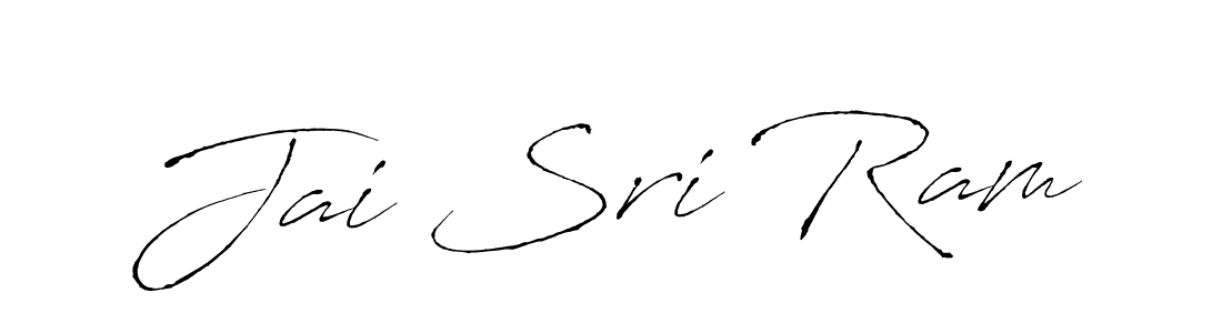 Make a beautiful signature design for name Jai Sri Ram. With this signature (Antro_Vectra) style, you can create a handwritten signature for free. Jai Sri Ram signature style 6 images and pictures png