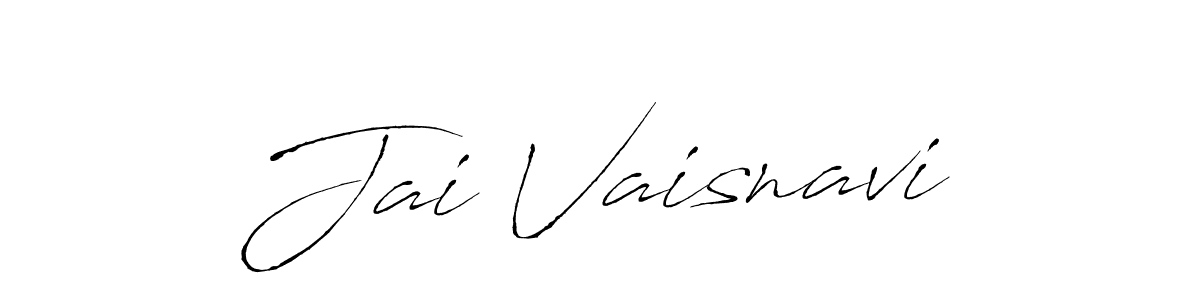 Jai Vaisnavi stylish signature style. Best Handwritten Sign (Antro_Vectra) for my name. Handwritten Signature Collection Ideas for my name Jai Vaisnavi. Jai Vaisnavi signature style 6 images and pictures png