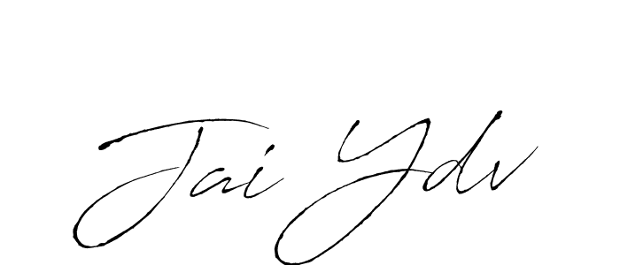 Also we have Jai Ydv name is the best signature style. Create professional handwritten signature collection using Antro_Vectra autograph style. Jai Ydv signature style 6 images and pictures png