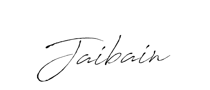 Jaibain stylish signature style. Best Handwritten Sign (Antro_Vectra) for my name. Handwritten Signature Collection Ideas for my name Jaibain. Jaibain signature style 6 images and pictures png