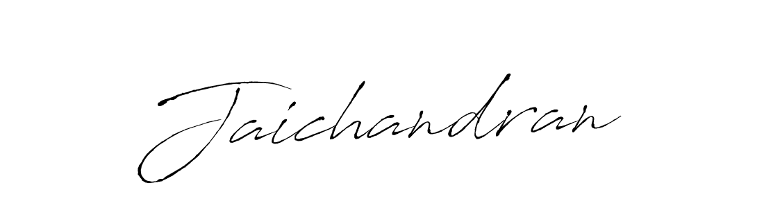 Use a signature maker to create a handwritten signature online. With this signature software, you can design (Antro_Vectra) your own signature for name Jaichandran. Jaichandran signature style 6 images and pictures png