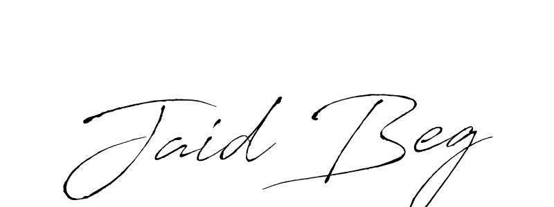 Use a signature maker to create a handwritten signature online. With this signature software, you can design (Antro_Vectra) your own signature for name Jaid Beg. Jaid Beg signature style 6 images and pictures png
