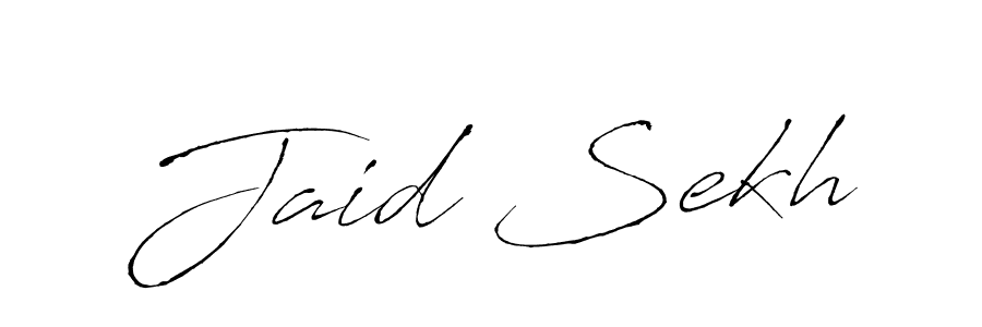This is the best signature style for the Jaid Sekh name. Also you like these signature font (Antro_Vectra). Mix name signature. Jaid Sekh signature style 6 images and pictures png