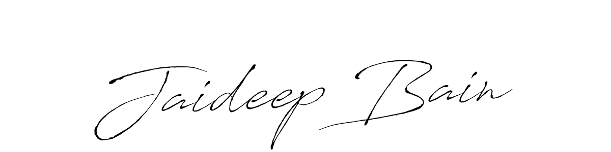 Use a signature maker to create a handwritten signature online. With this signature software, you can design (Antro_Vectra) your own signature for name Jaideep Bain. Jaideep Bain signature style 6 images and pictures png