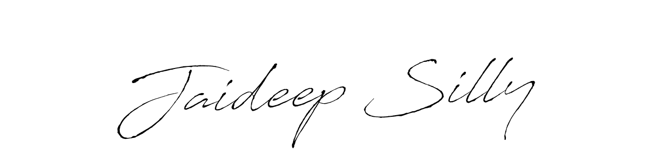 Also You can easily find your signature by using the search form. We will create Jaideep Silly name handwritten signature images for you free of cost using Antro_Vectra sign style. Jaideep Silly signature style 6 images and pictures png