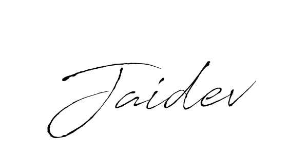 Jaidev stylish signature style. Best Handwritten Sign (Antro_Vectra) for my name. Handwritten Signature Collection Ideas for my name Jaidev. Jaidev signature style 6 images and pictures png