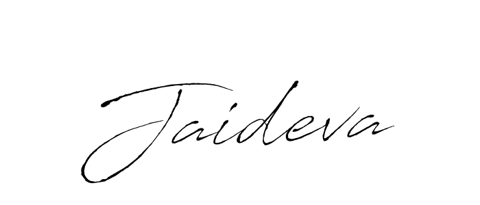 Also we have Jaideva name is the best signature style. Create professional handwritten signature collection using Antro_Vectra autograph style. Jaideva signature style 6 images and pictures png