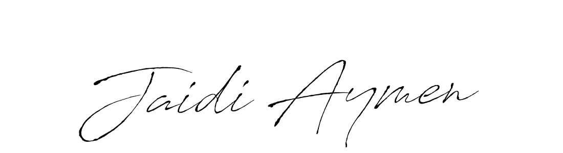 You can use this online signature creator to create a handwritten signature for the name Jaidi Aymen. This is the best online autograph maker. Jaidi Aymen signature style 6 images and pictures png