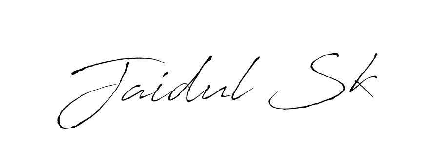 Antro_Vectra is a professional signature style that is perfect for those who want to add a touch of class to their signature. It is also a great choice for those who want to make their signature more unique. Get Jaidul Sk name to fancy signature for free. Jaidul Sk signature style 6 images and pictures png