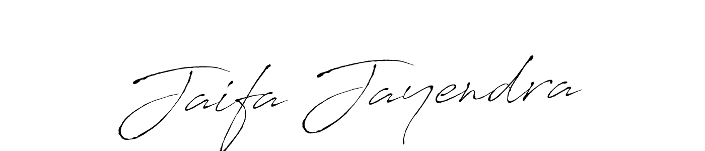 Make a beautiful signature design for name Jaifa Jayendra. With this signature (Antro_Vectra) style, you can create a handwritten signature for free. Jaifa Jayendra signature style 6 images and pictures png