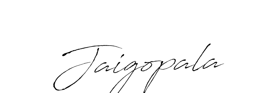 Also we have Jaigopala name is the best signature style. Create professional handwritten signature collection using Antro_Vectra autograph style. Jaigopala signature style 6 images and pictures png