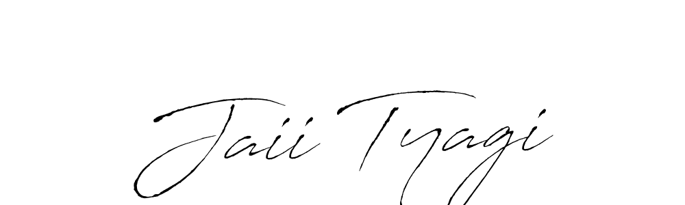 Similarly Antro_Vectra is the best handwritten signature design. Signature creator online .You can use it as an online autograph creator for name Jaii Tyagi. Jaii Tyagi signature style 6 images and pictures png