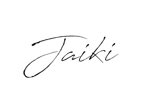 Create a beautiful signature design for name Jaiki. With this signature (Antro_Vectra) fonts, you can make a handwritten signature for free. Jaiki signature style 6 images and pictures png