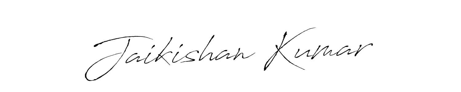 Make a beautiful signature design for name Jaikishan Kumar. With this signature (Antro_Vectra) style, you can create a handwritten signature for free. Jaikishan Kumar signature style 6 images and pictures png