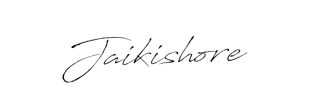 Make a beautiful signature design for name Jaikishore. With this signature (Antro_Vectra) style, you can create a handwritten signature for free. Jaikishore signature style 6 images and pictures png