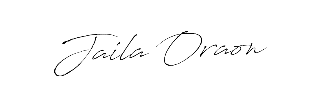 Also we have Jaila Oraon name is the best signature style. Create professional handwritten signature collection using Antro_Vectra autograph style. Jaila Oraon signature style 6 images and pictures png
