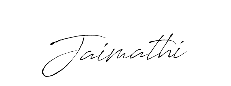 Make a beautiful signature design for name Jaimathi. With this signature (Antro_Vectra) style, you can create a handwritten signature for free. Jaimathi signature style 6 images and pictures png