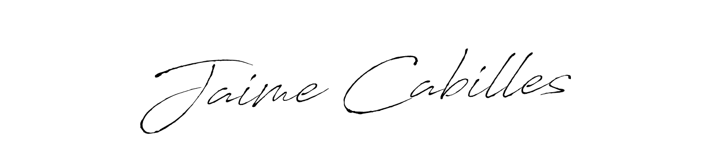 How to make Jaime Cabilles signature? Antro_Vectra is a professional autograph style. Create handwritten signature for Jaime Cabilles name. Jaime Cabilles signature style 6 images and pictures png