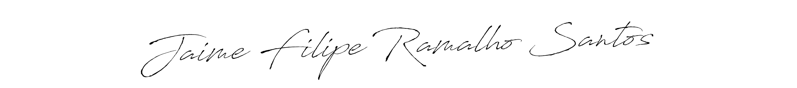 Antro_Vectra is a professional signature style that is perfect for those who want to add a touch of class to their signature. It is also a great choice for those who want to make their signature more unique. Get Jaime Filipe Ramalho Santos name to fancy signature for free. Jaime Filipe Ramalho Santos signature style 6 images and pictures png