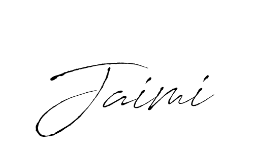 Jaimi stylish signature style. Best Handwritten Sign (Antro_Vectra) for my name. Handwritten Signature Collection Ideas for my name Jaimi. Jaimi signature style 6 images and pictures png