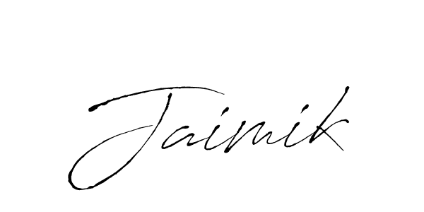 Jaimik stylish signature style. Best Handwritten Sign (Antro_Vectra) for my name. Handwritten Signature Collection Ideas for my name Jaimik. Jaimik signature style 6 images and pictures png