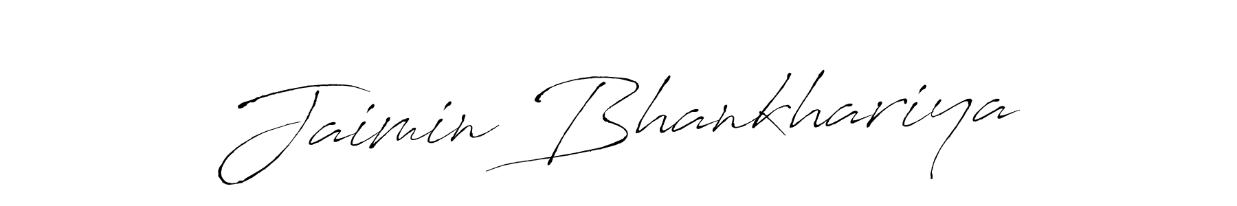 Use a signature maker to create a handwritten signature online. With this signature software, you can design (Antro_Vectra) your own signature for name Jaimin Bhankhariya. Jaimin Bhankhariya signature style 6 images and pictures png