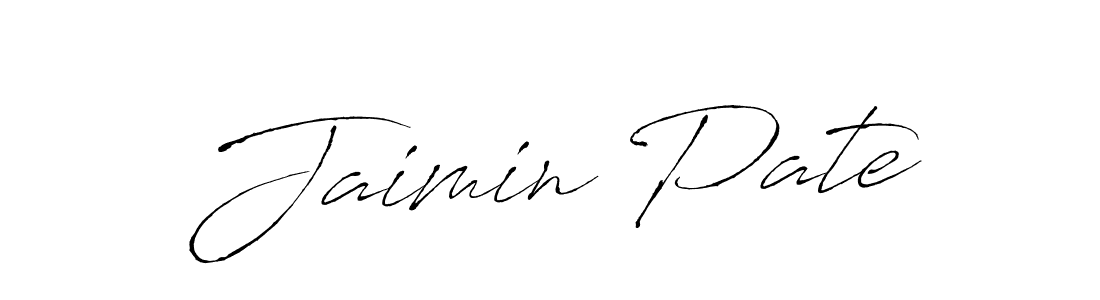 Make a beautiful signature design for name Jaimin Pate. Use this online signature maker to create a handwritten signature for free. Jaimin Pate signature style 6 images and pictures png