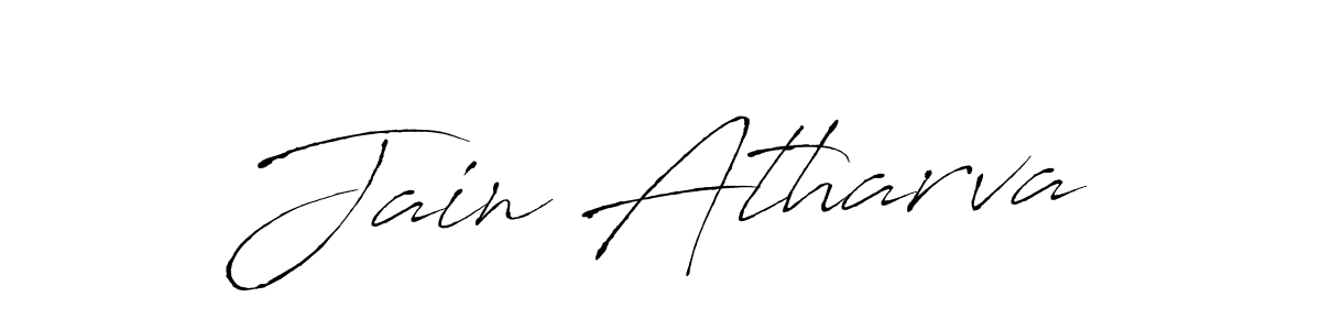 It looks lik you need a new signature style for name Jain Atharva. Design unique handwritten (Antro_Vectra) signature with our free signature maker in just a few clicks. Jain Atharva signature style 6 images and pictures png