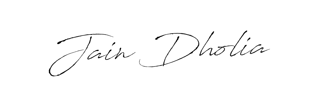 Antro_Vectra is a professional signature style that is perfect for those who want to add a touch of class to their signature. It is also a great choice for those who want to make their signature more unique. Get Jain Dholia name to fancy signature for free. Jain Dholia signature style 6 images and pictures png