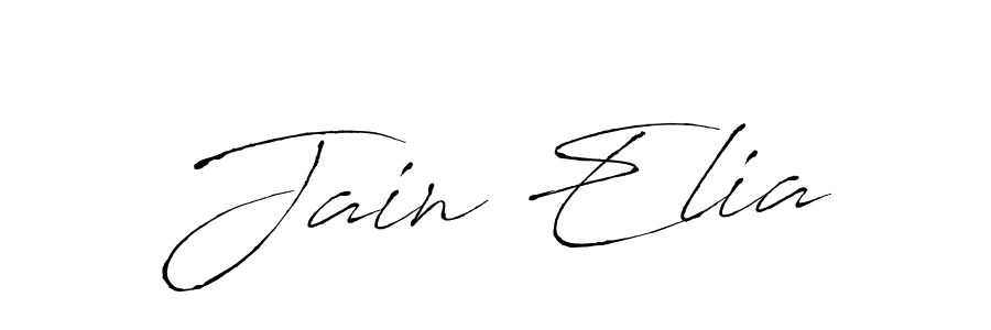 Make a beautiful signature design for name Jain Elia. Use this online signature maker to create a handwritten signature for free. Jain Elia signature style 6 images and pictures png