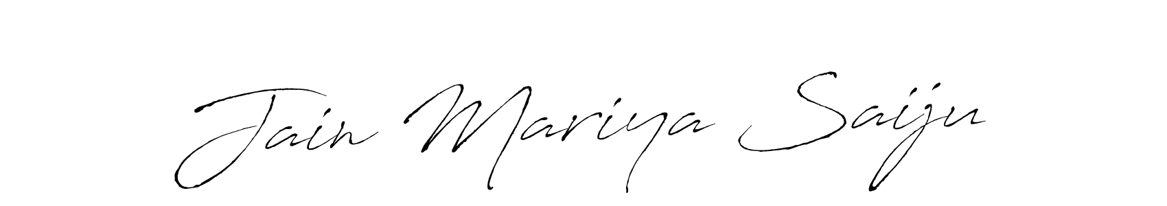 See photos of Jain Mariya Saiju official signature by Spectra . Check more albums & portfolios. Read reviews & check more about Antro_Vectra font. Jain Mariya Saiju signature style 6 images and pictures png