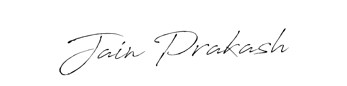 It looks lik you need a new signature style for name Jain Prakash. Design unique handwritten (Antro_Vectra) signature with our free signature maker in just a few clicks. Jain Prakash signature style 6 images and pictures png