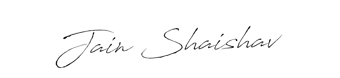 You should practise on your own different ways (Antro_Vectra) to write your name (Jain Shaishav) in signature. don't let someone else do it for you. Jain Shaishav signature style 6 images and pictures png