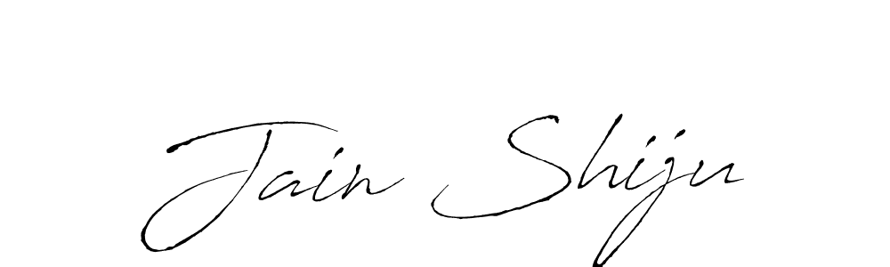 Create a beautiful signature design for name Jain Shiju. With this signature (Antro_Vectra) fonts, you can make a handwritten signature for free. Jain Shiju signature style 6 images and pictures png