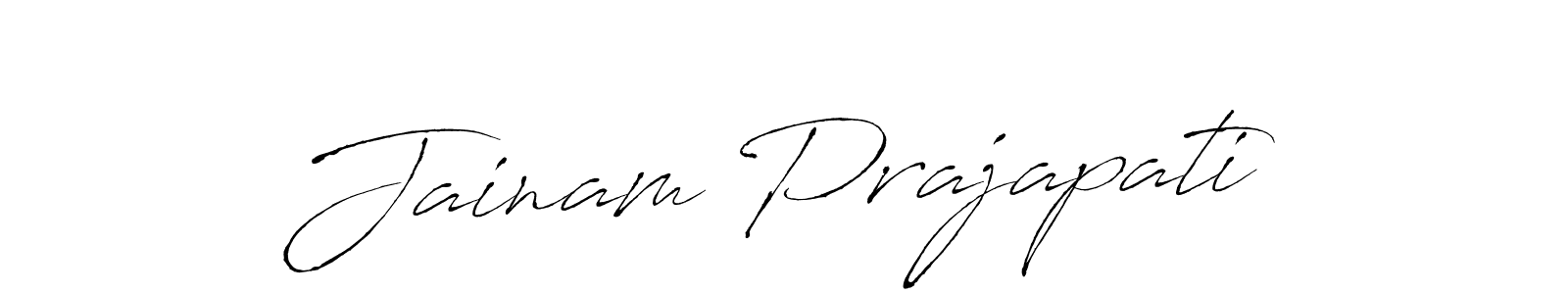 Use a signature maker to create a handwritten signature online. With this signature software, you can design (Antro_Vectra) your own signature for name Jainam Prajapati. Jainam Prajapati signature style 6 images and pictures png