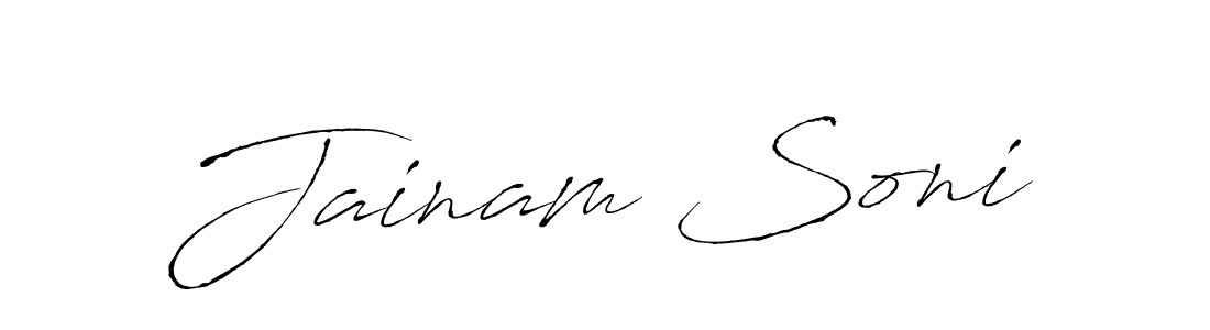 Also we have Jainam Soni name is the best signature style. Create professional handwritten signature collection using Antro_Vectra autograph style. Jainam Soni signature style 6 images and pictures png