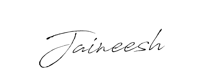 Make a beautiful signature design for name Jaineesh. With this signature (Antro_Vectra) style, you can create a handwritten signature for free. Jaineesh signature style 6 images and pictures png