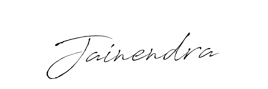 Use a signature maker to create a handwritten signature online. With this signature software, you can design (Antro_Vectra) your own signature for name Jainendra. Jainendra signature style 6 images and pictures png