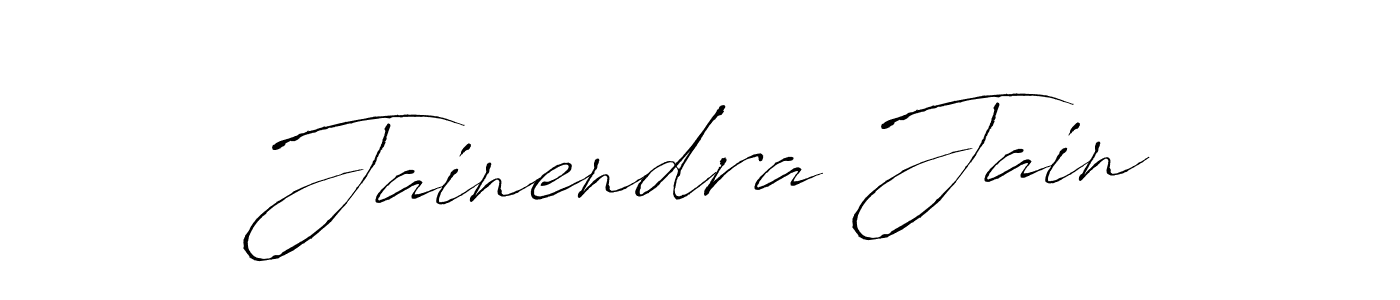 How to make Jainendra Jain name signature. Use Antro_Vectra style for creating short signs online. This is the latest handwritten sign. Jainendra Jain signature style 6 images and pictures png