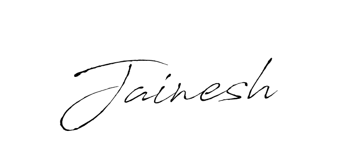 Use a signature maker to create a handwritten signature online. With this signature software, you can design (Antro_Vectra) your own signature for name Jainesh. Jainesh signature style 6 images and pictures png