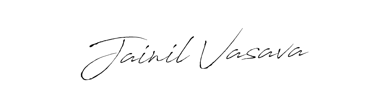 You should practise on your own different ways (Antro_Vectra) to write your name (Jainil Vasava) in signature. don't let someone else do it for you. Jainil Vasava signature style 6 images and pictures png