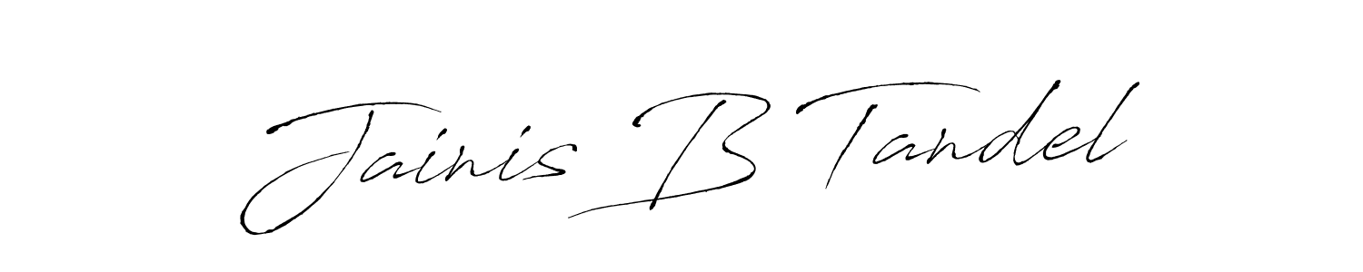Make a short Jainis B Tandel signature style. Manage your documents anywhere anytime using Antro_Vectra. Create and add eSignatures, submit forms, share and send files easily. Jainis B Tandel signature style 6 images and pictures png