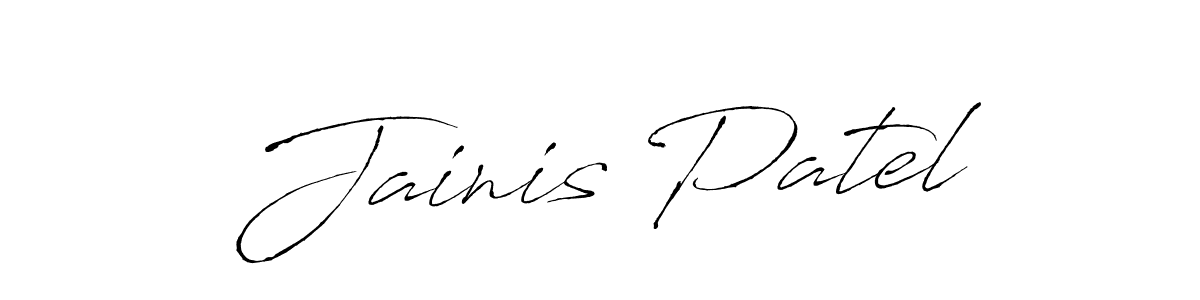 It looks lik you need a new signature style for name Jainis Patel. Design unique handwritten (Antro_Vectra) signature with our free signature maker in just a few clicks. Jainis Patel signature style 6 images and pictures png